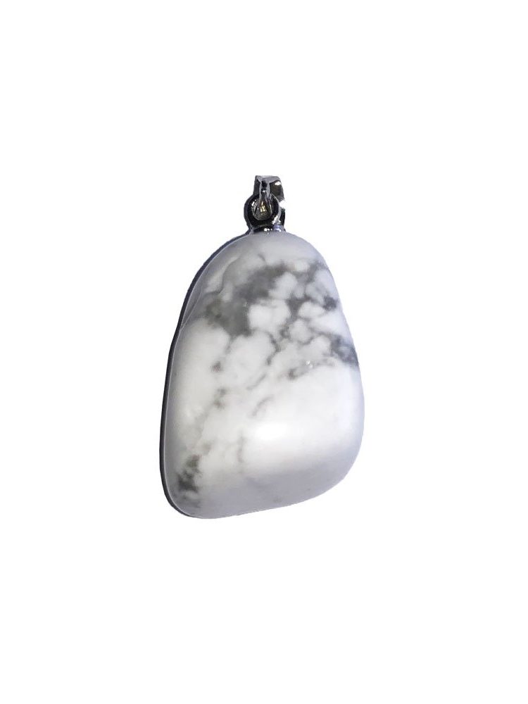 pendentif howlite pierre roulée