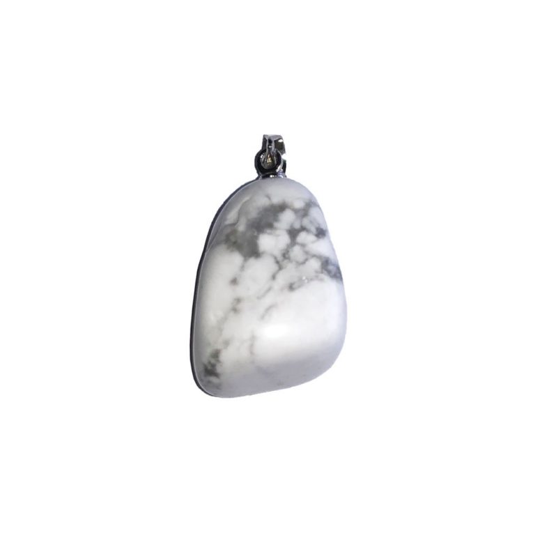 pendentif howlite pierre roulée