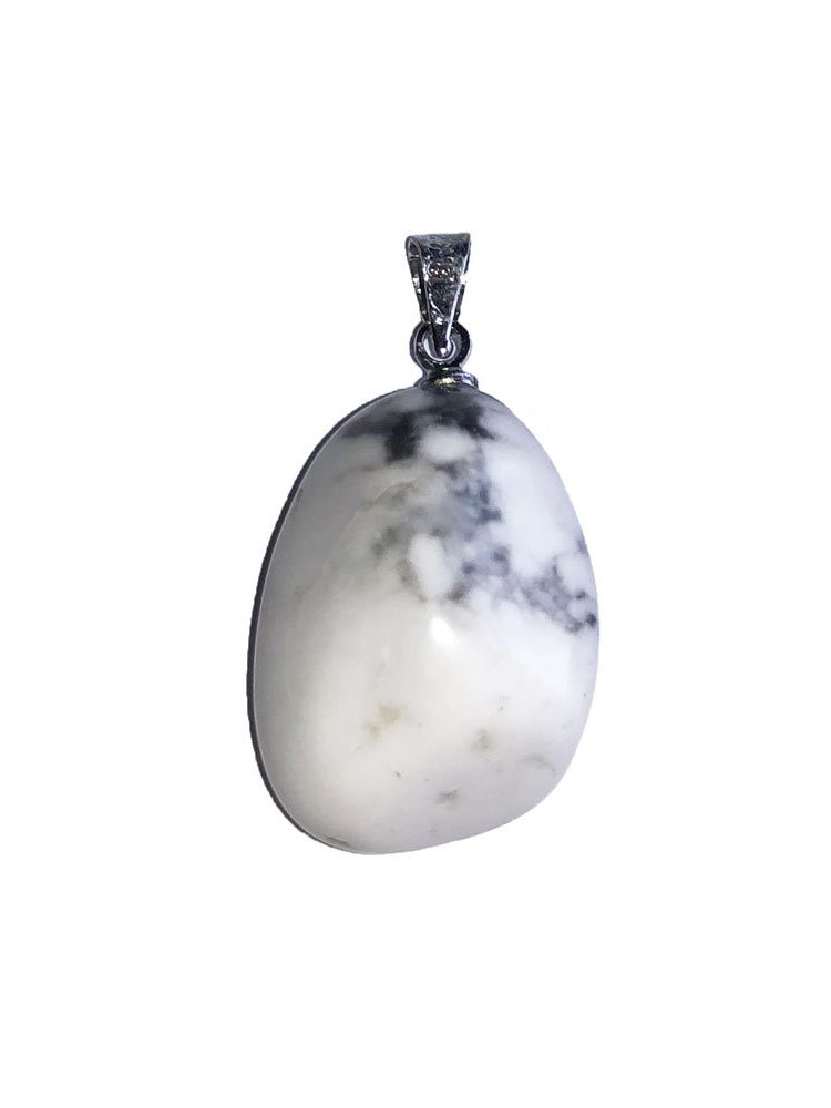 pendentif howlite pierre roulée