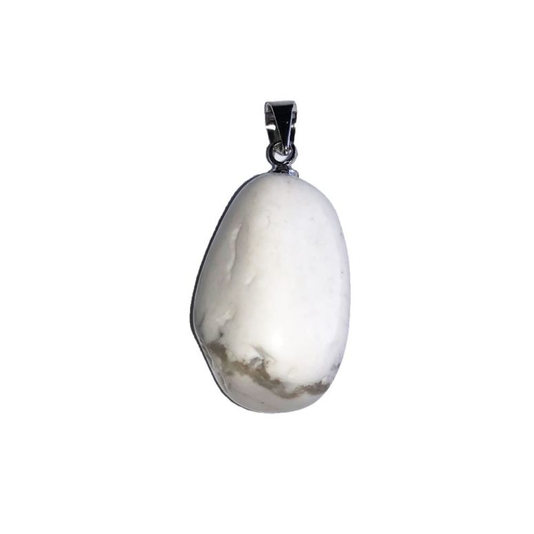 pendentif howlite pierre roulée