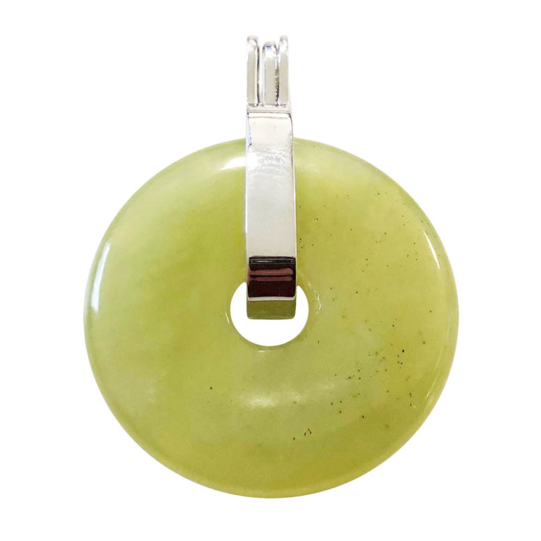 pendentif jade vert pi chinois