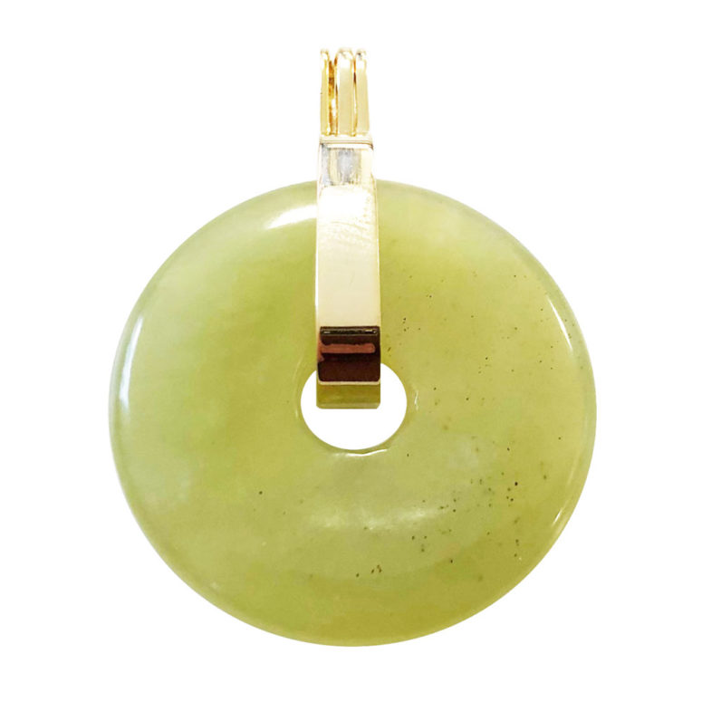 pendentif jade vert pi chinois