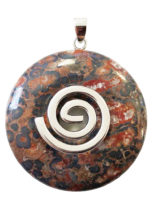 pendentif-jaspe-leopard-pi-chinois-donut-spirale-argentee-40mm