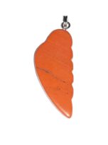 pendentif jaspe rouge aile d’ange