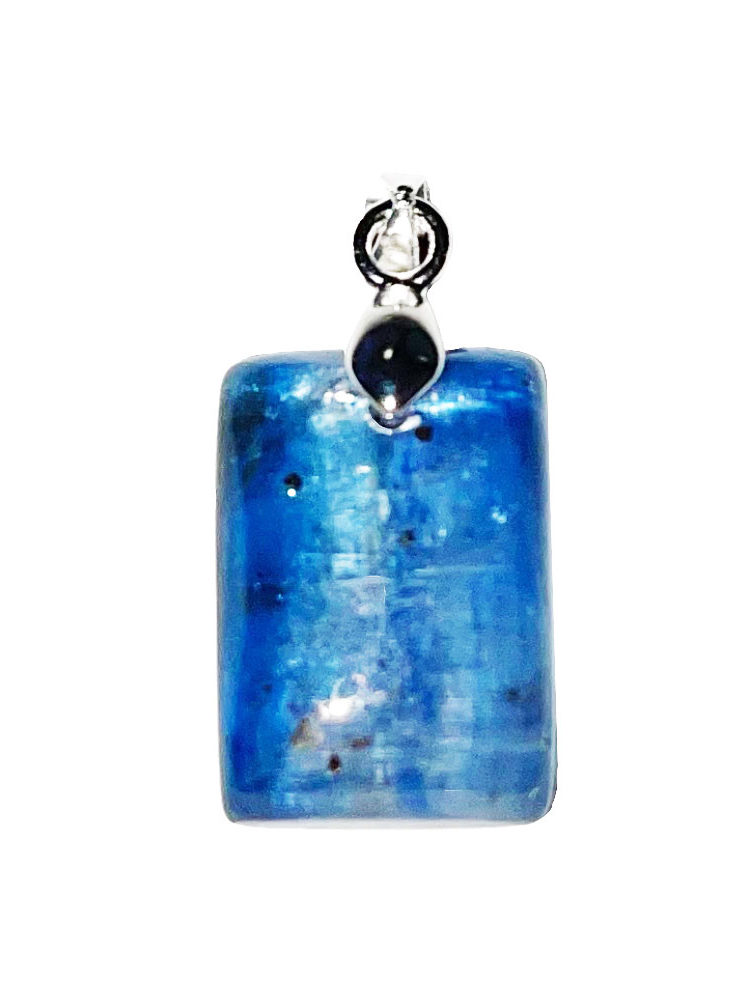 pendentif kyanite pierre plate