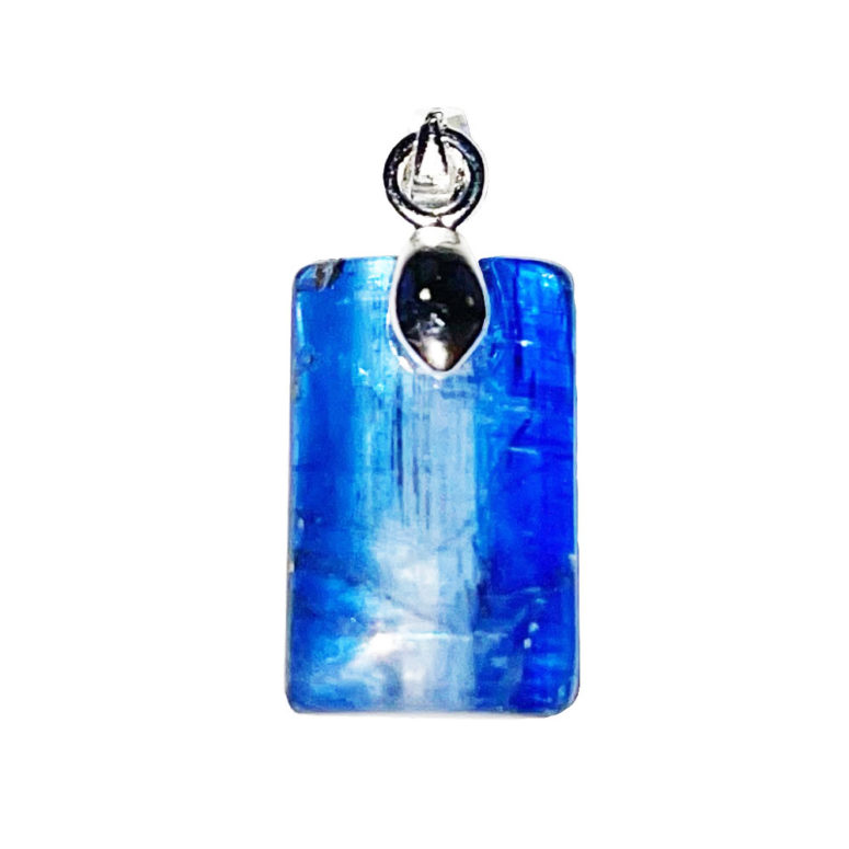 pendentif kyanite pierre plate