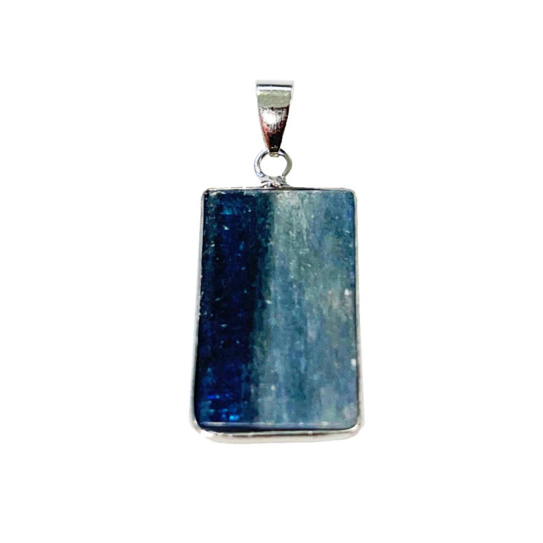 pendentif kyanite trapèze