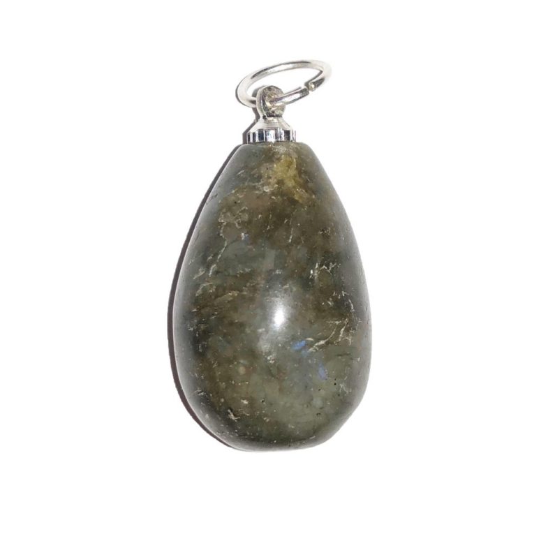 pendentif labradorite goutte eau