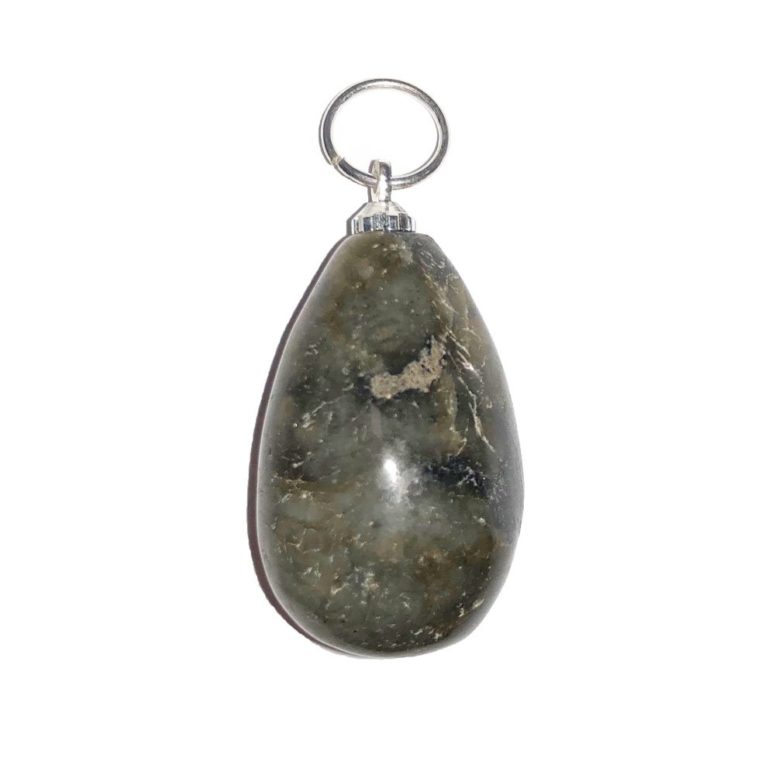 pendentif labradorite goutte eau