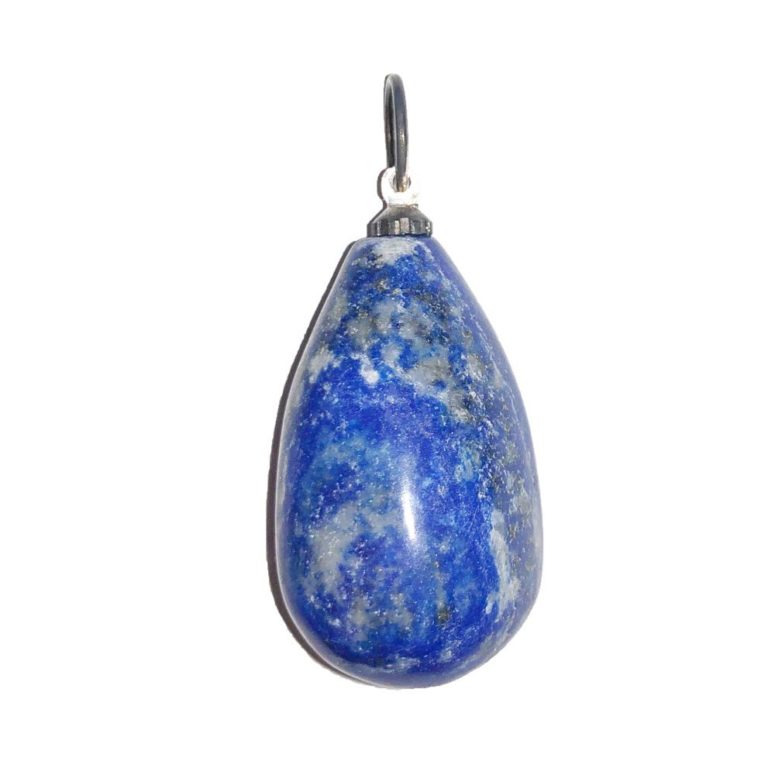 pendentif lapis lazuli goutte eau