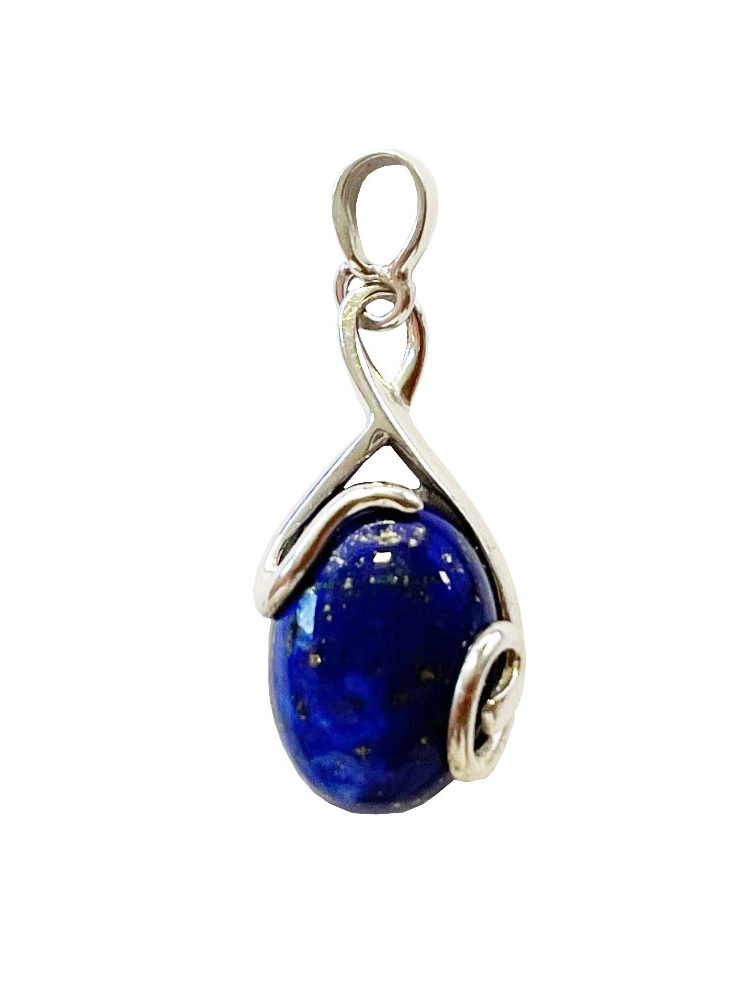 pendentif lapis lazuli oceane argent 925