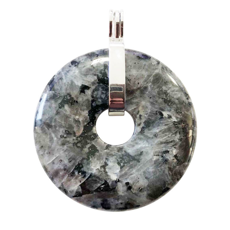 pendentif larvikite pi chinois