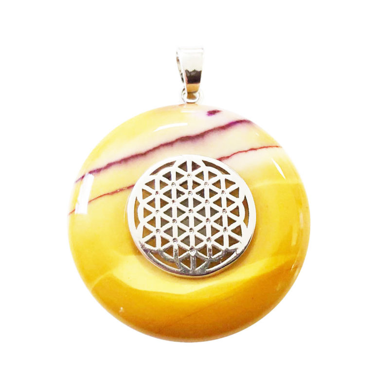 pendentif mookaite pi chinois