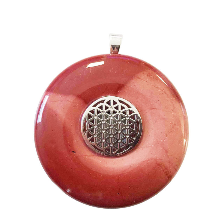 pendentif mookaite pi chinois