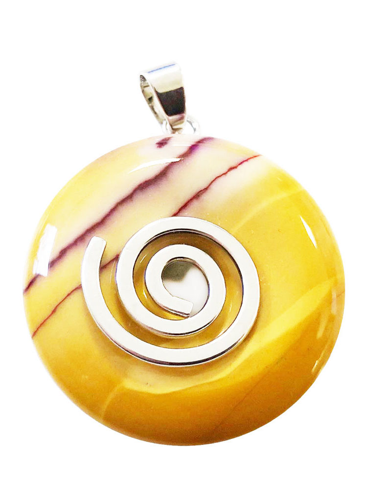 pendentif mookaite pi chinois