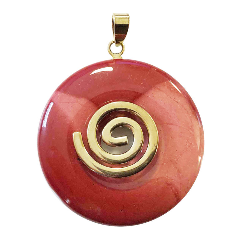 pendentif mookaite pi chinois