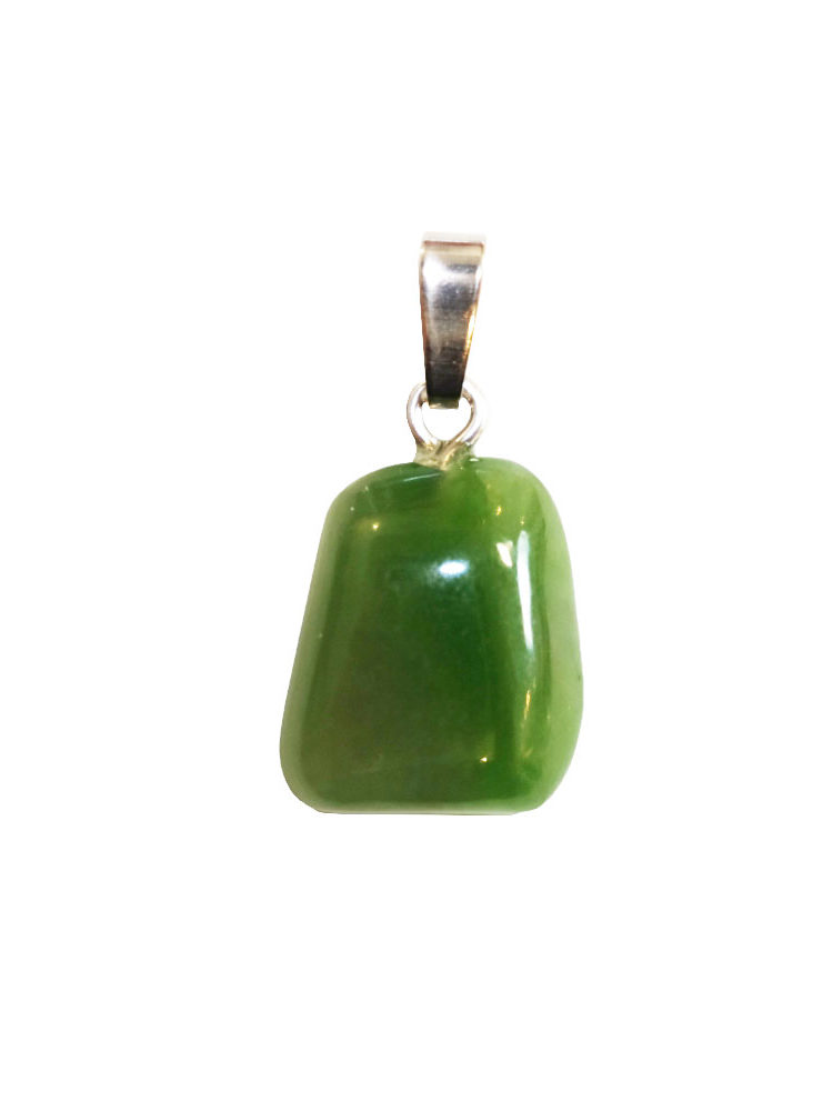 pendentif nephrite pierre roulée