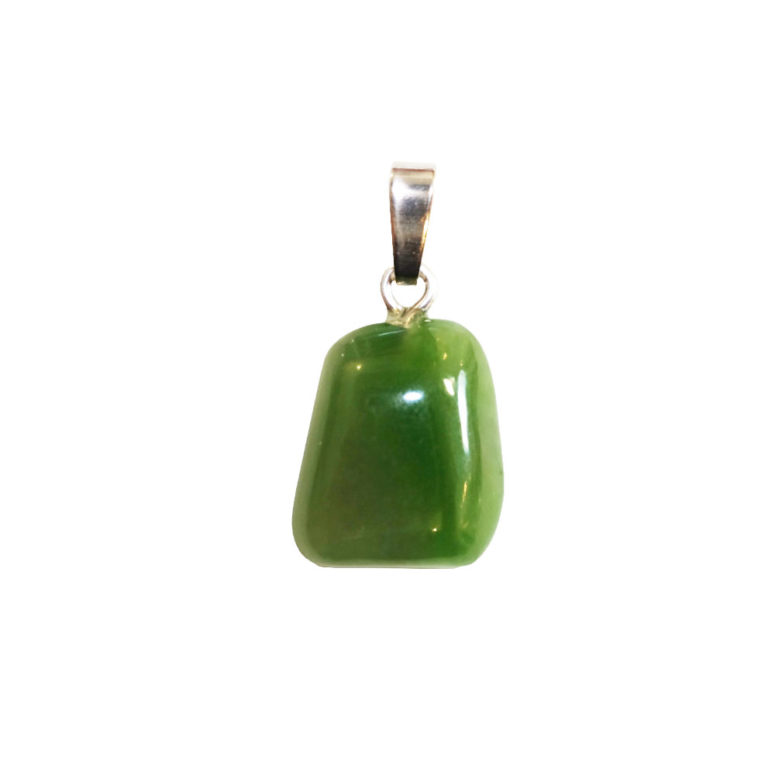 pendentif nephrite pierre roulée