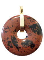 pendentif-obsidienne-acajou-pi-chinois-donut-support-universel-dore-40mm