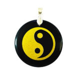 Pendentif Obsidienne noire Taoïste Yin-Yang