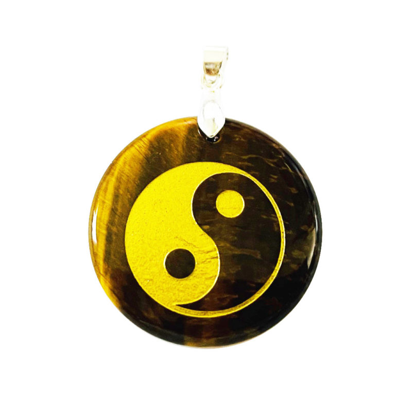 Pendentif Oeil de tigre Taoïste Yin-Yang