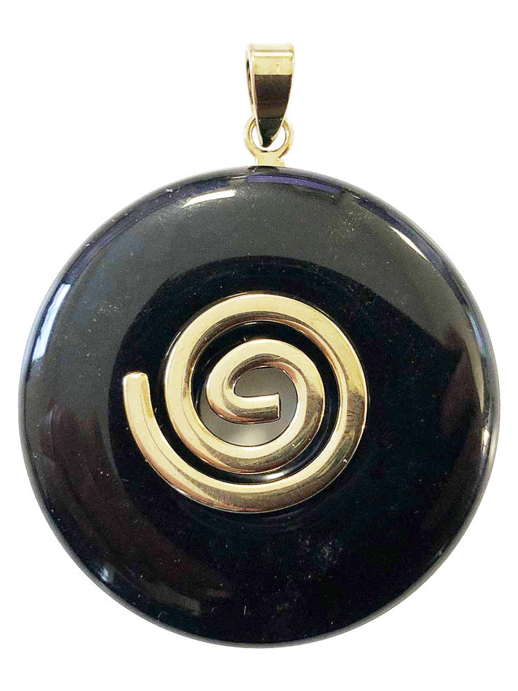 pendentif onyx pi chinois