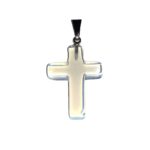 pendentif opale synthétique croix