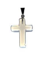 pendentif opale synthétique croix