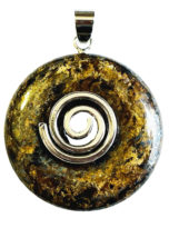 pendentif-pi-chinois-donut-bronzite-spirale-argentee-30mm