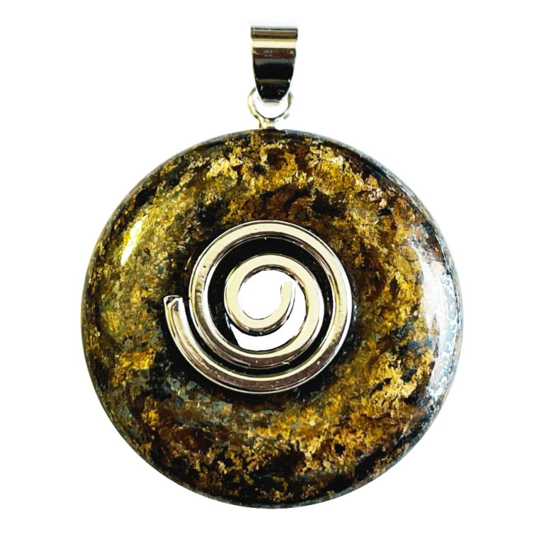 Pendentif Bronzite - PI chinois ou Donut