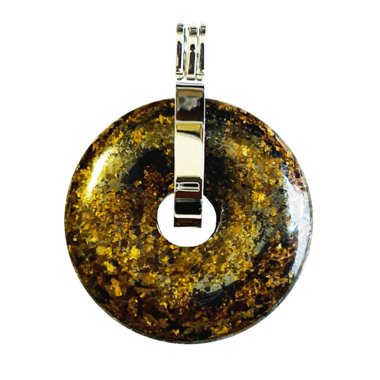 Pendentif Bronzite - PI chinois ou Donut