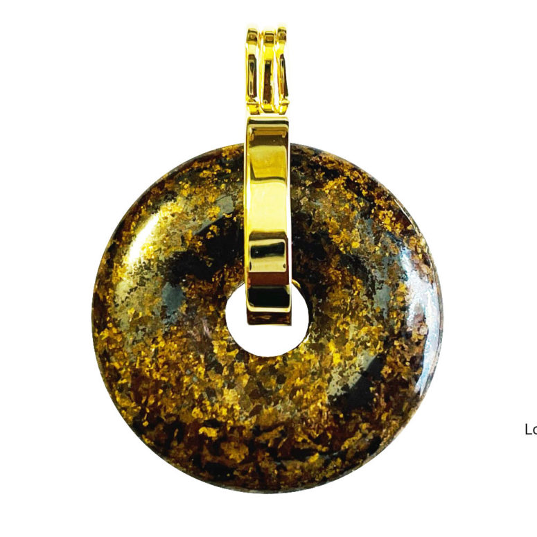 Pendentif Bronzite - PI chinois ou Donut