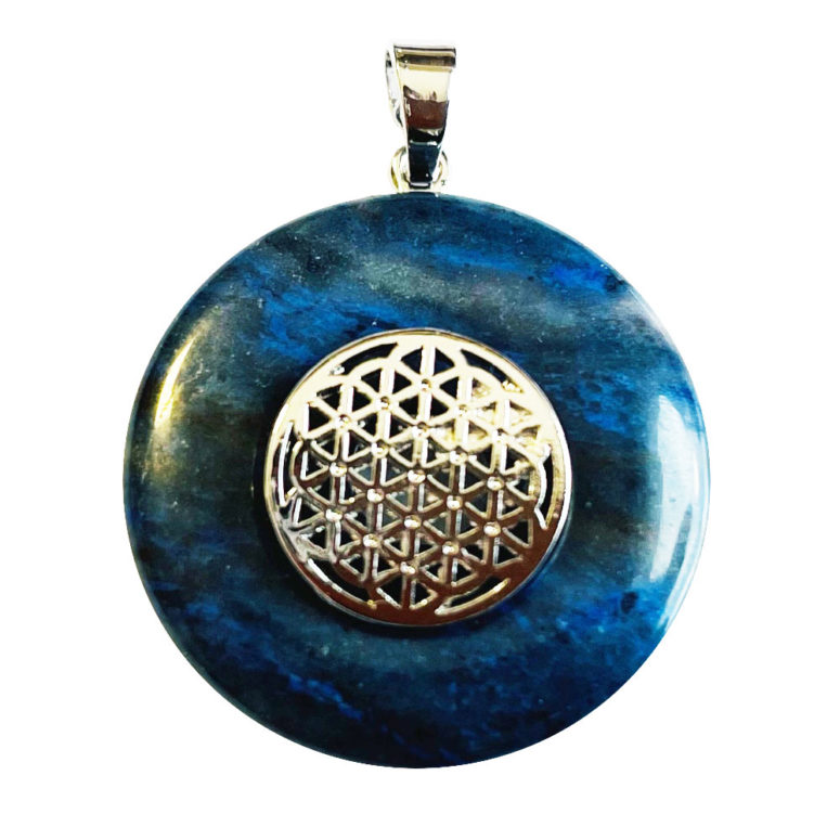 Pendentif Dumortiérite - PI chinois ou Donut