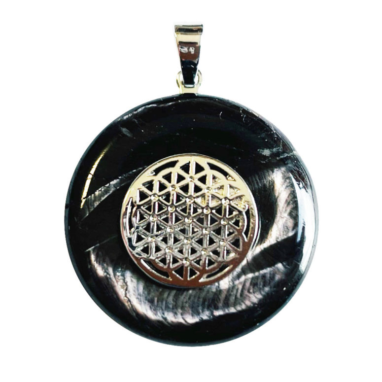 Pendentif Hypersthène - PI chinois ou Donut