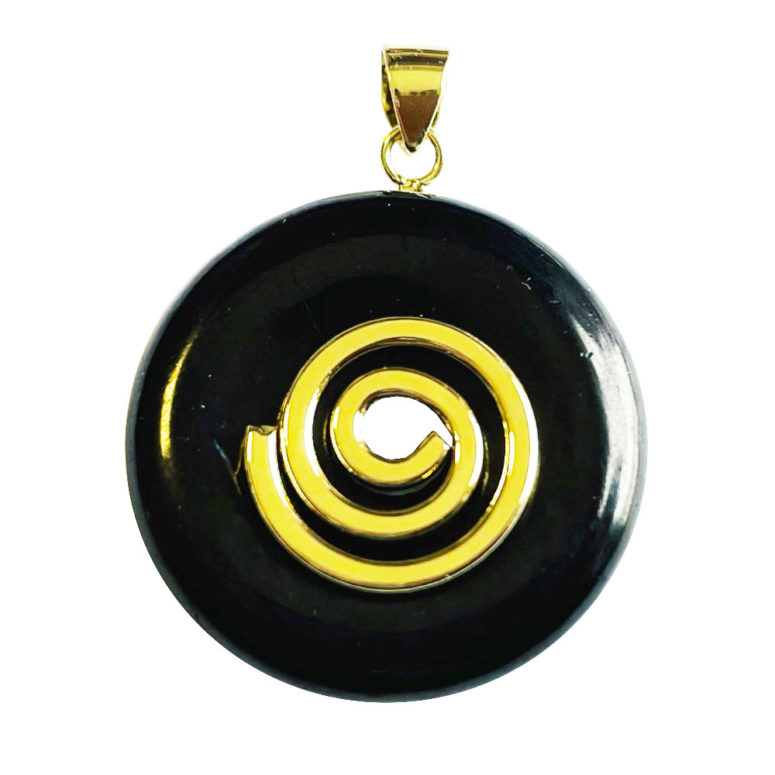 Pendentif Jais - PI chinois ou Donut