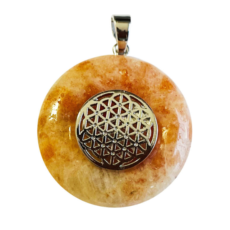 Pendentif Pierre de Soleil - PI chinois ou Donut