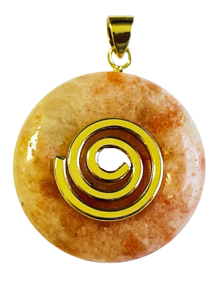 Pendentif Pierre de Soleil - PI chinois ou Donut