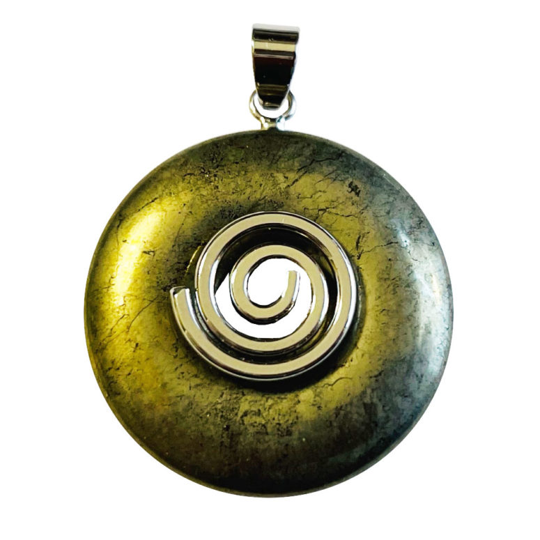 Pendentif Pyrite - PI chinois ou Donut