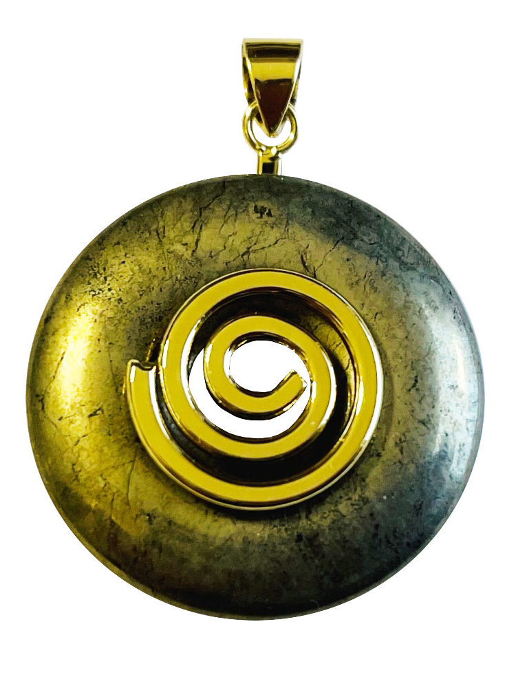 Pendentif Pyrite - PI chinois ou Donut