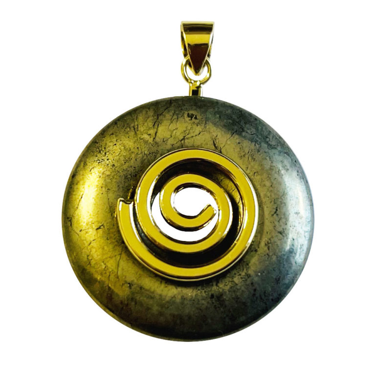 Pendentif Pyrite - PI chinois ou Donut