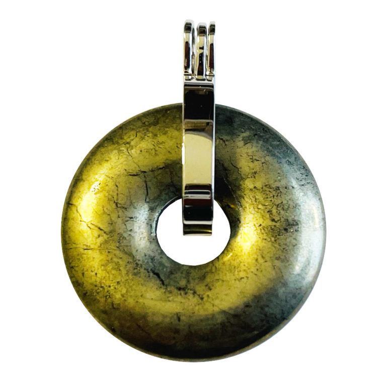 Pendentif Pyrite - PI chinois ou Donut