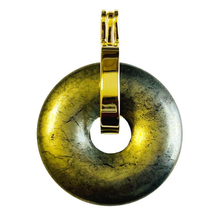 Pendentif Pyrite - PI chinois ou Donut