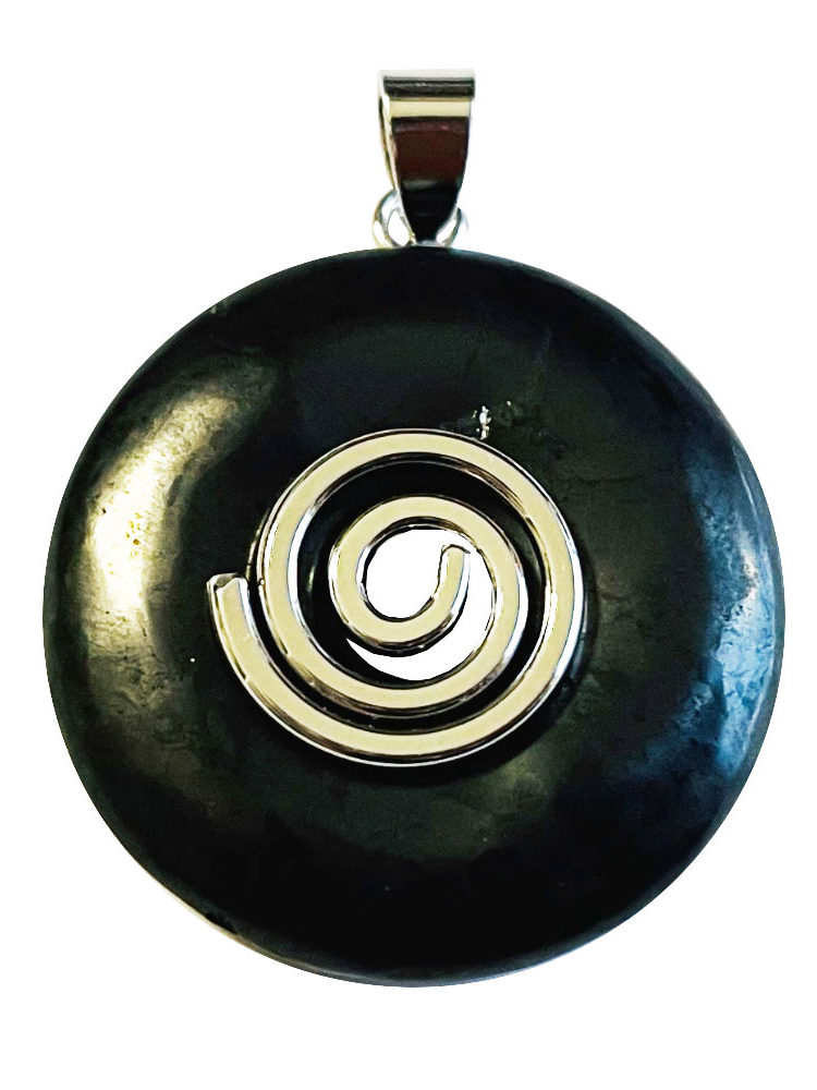 Pendentif Shungite - PI chinois ou Donut