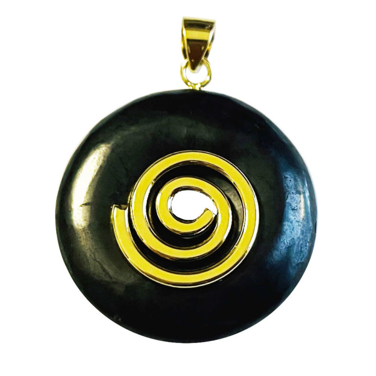 Pendentif Shungite - PI chinois ou Donut