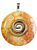 pendentif-pi-chinois-donuts-corail-fossilise-40mm-spirale-argentee