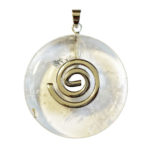 Pendentif Cristal de Roche - PI chinois ou Donut