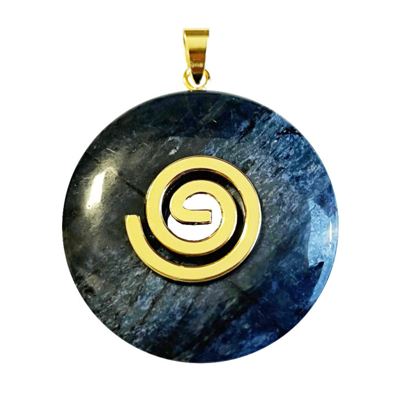 Pendentif Dumortiérite - PI chinois ou Donut