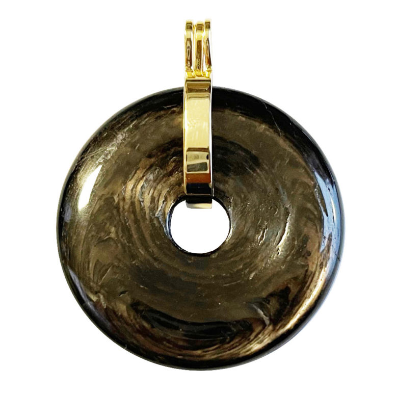 Pendentif Hypersthène - PI chinois ou Donut