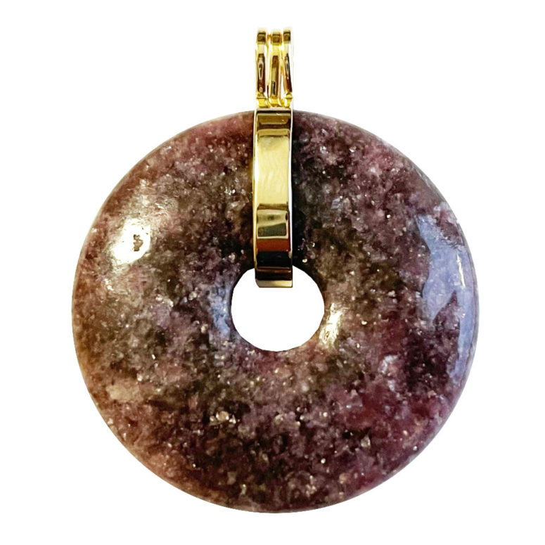 Pendentif Lépidolite - PI chinois ou Donut