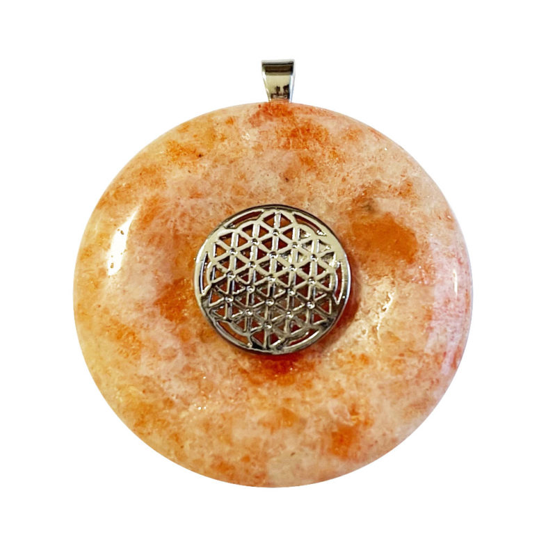 Pendentif Pierre de Soleil - PI chinois ou Donut